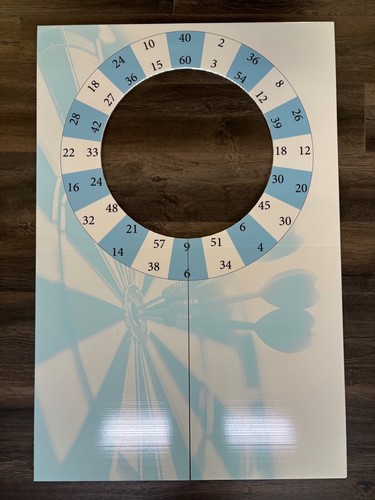 Dart board surround - , wall
